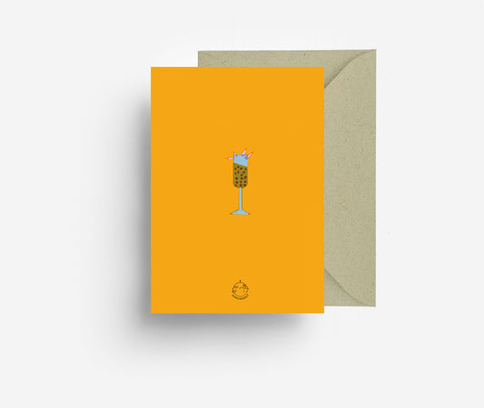 Champagne Horse Greeting Card jungwiealt