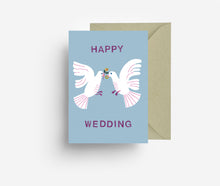 Laden Sie das Bild in den Galerie-Viewer, Lovebirds Greeting Card jungwiealt