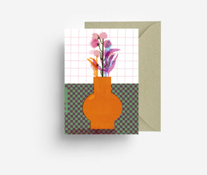 Vase Greeting Card jungwiealt