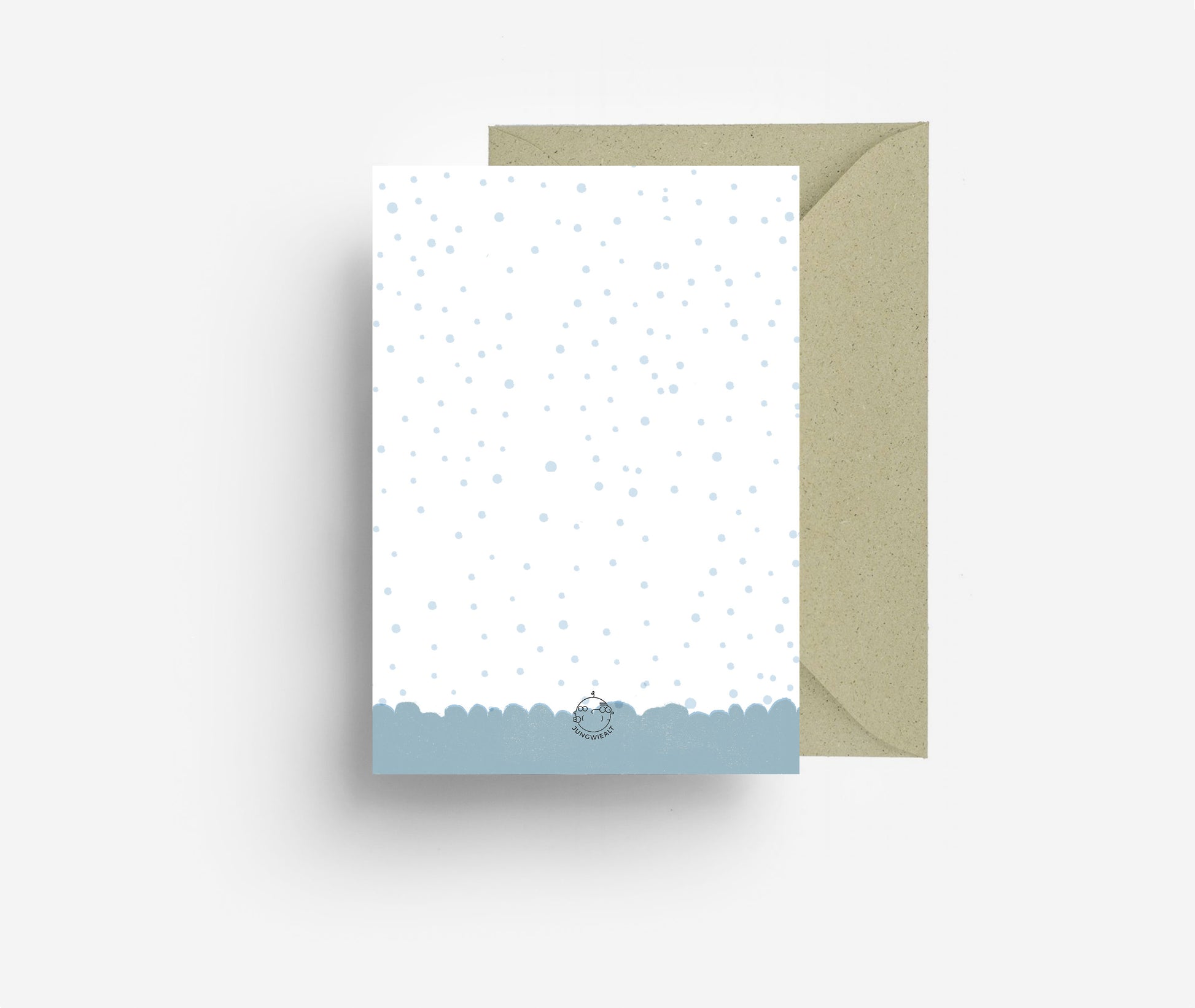 Winter Lady Greeting Card jungwiealt