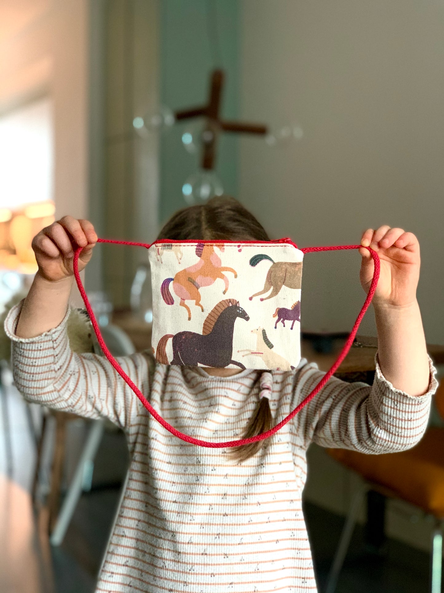 detail of ORGANIC COTTON BAG Horse jungwiealt