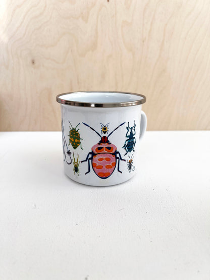 detail of Bugs Enamel Mug jungwiealt