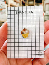 Load image into Gallery viewer, detail of Acorn Enamel Pin jungwiealt