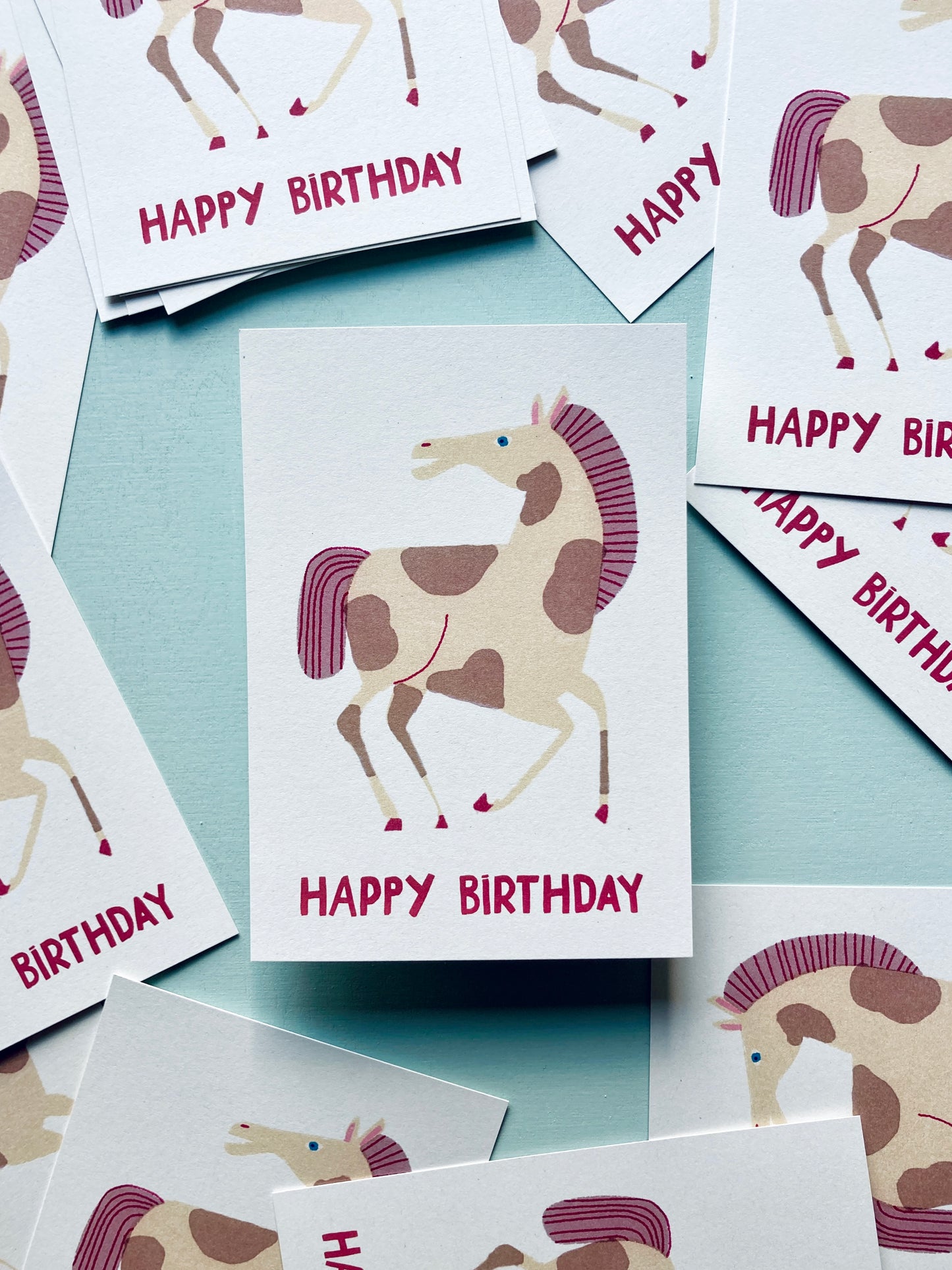 Geburtstagspony Postkarte DIN A6
