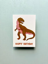 Load image into Gallery viewer, Birthday Dino Postcard DIN A6