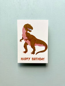 Birthday Dino Postcard DIN A6