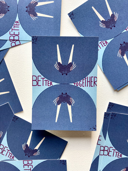 Better Together Postkarte DIN A6
