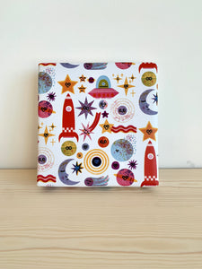 detail of Space Gift Wrap Set jungwiealt