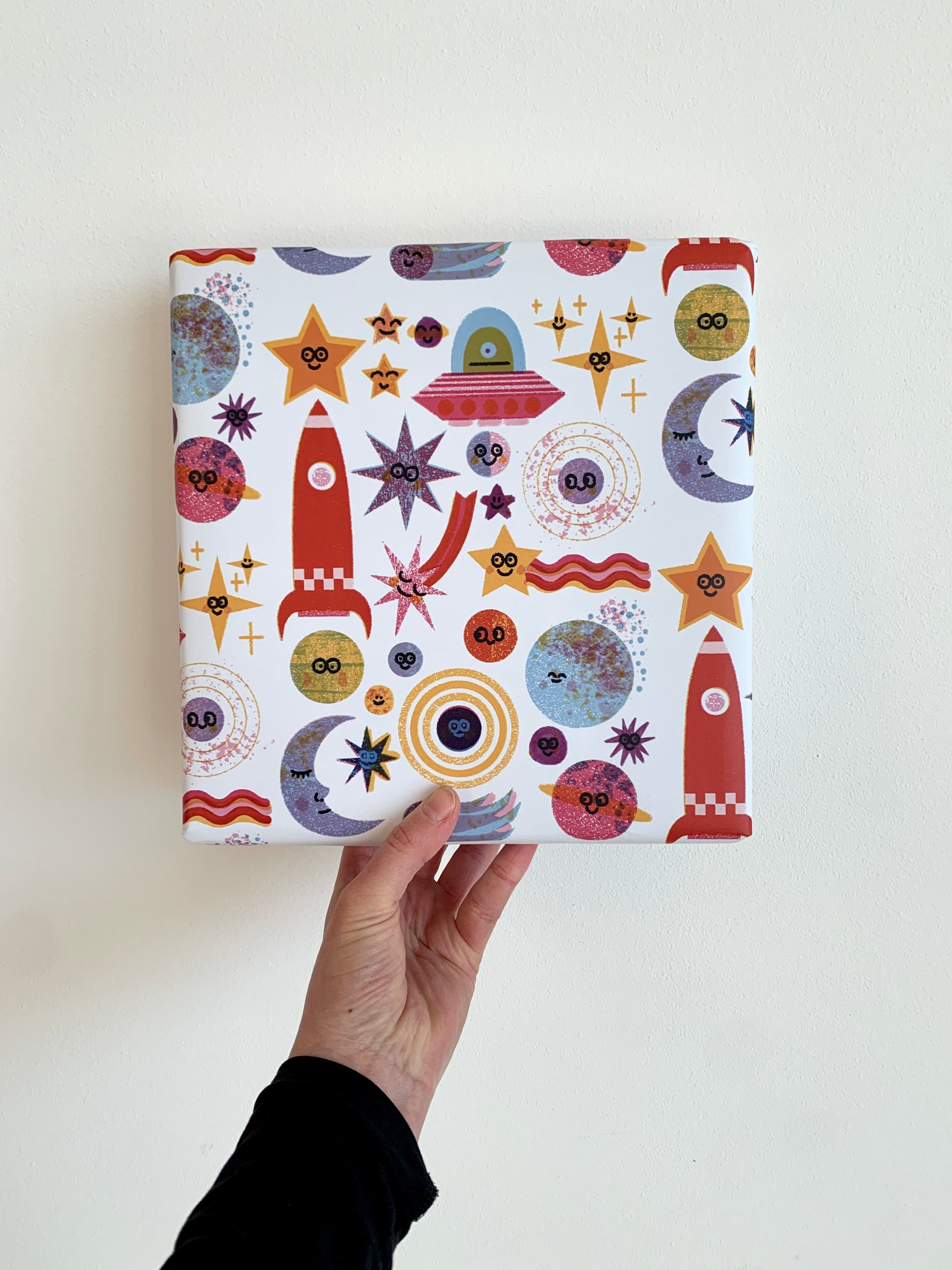 detail of Space Gift Wrap Set jungwiealt