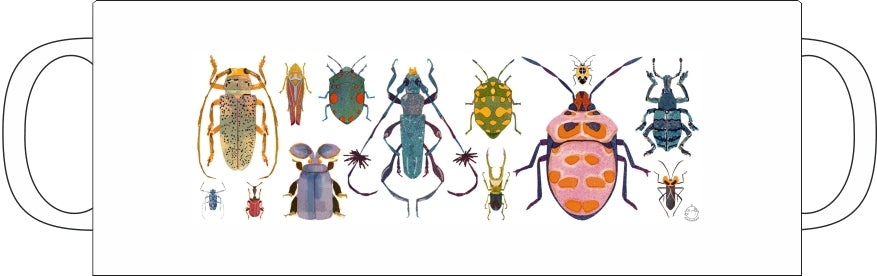 detail of Bugs Enamel Mug jungwiealt