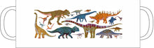 Load image into Gallery viewer, detail of Dinosaurs Enamel Mug jungwiealt