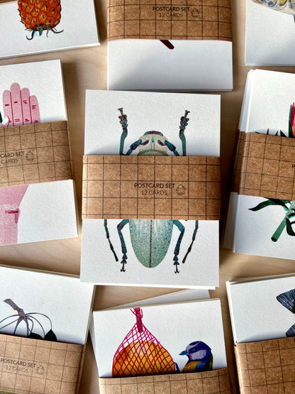 Vogel Postkarte Set (12 Karten) DIN A6
