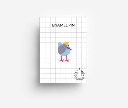 Bird Enamel Pin jungwiealt