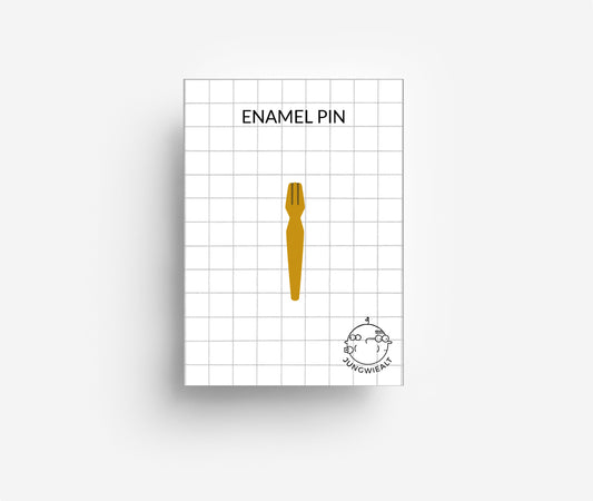 Chip Fork Enamel Pin jungwiealt