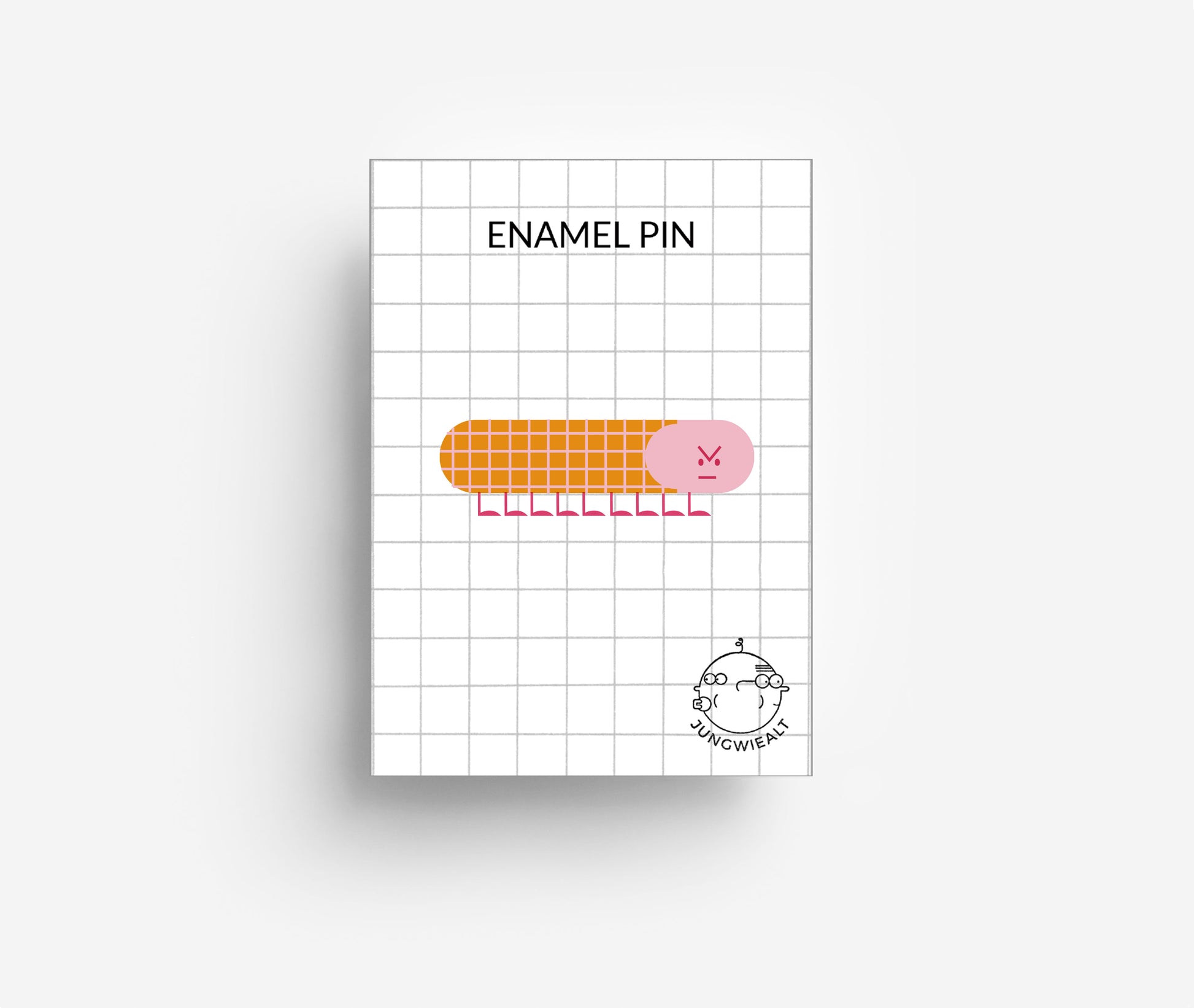 Grumpy Enamel Pin jungwiealt