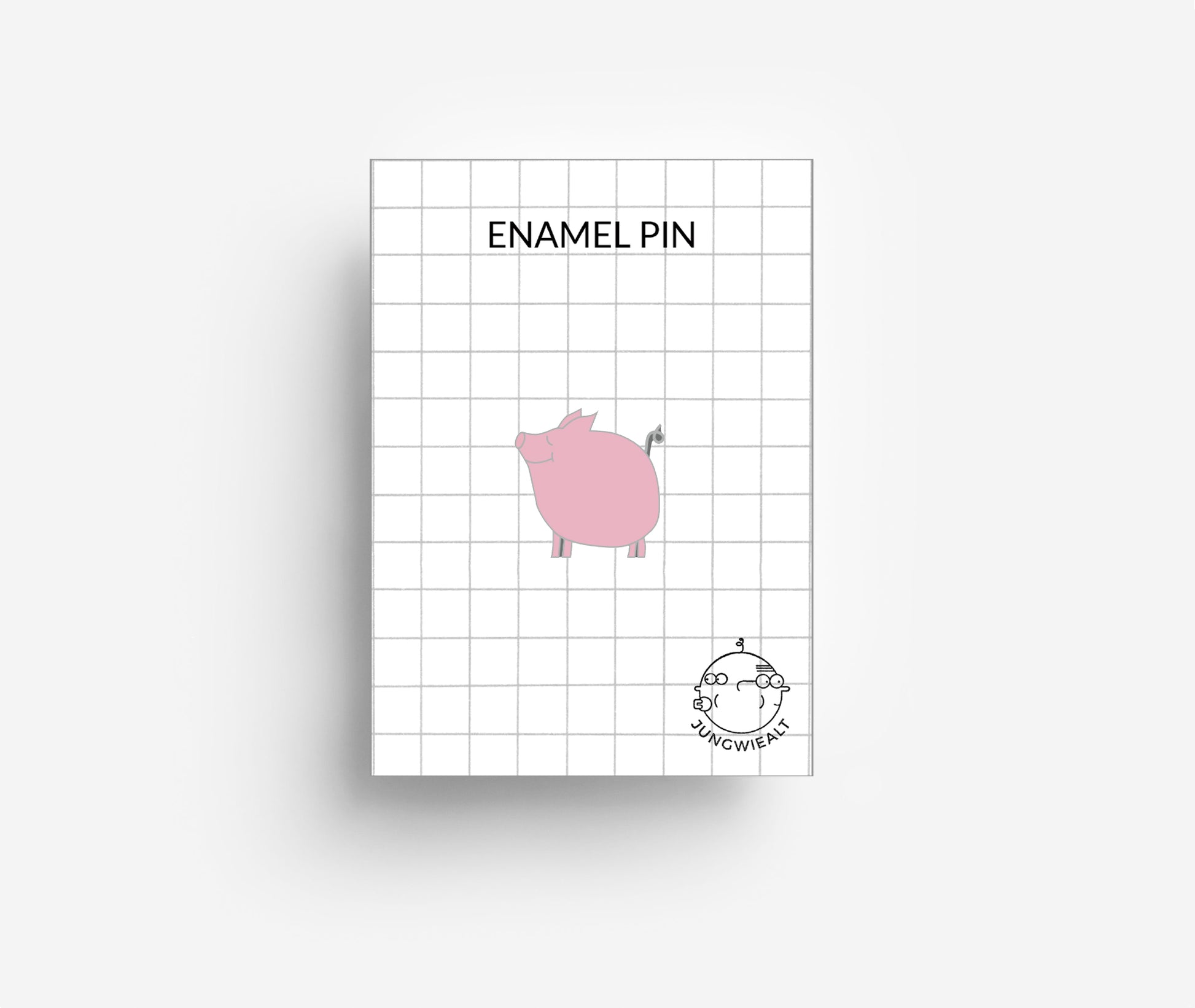 Pig Enamel Pin jungwiealt