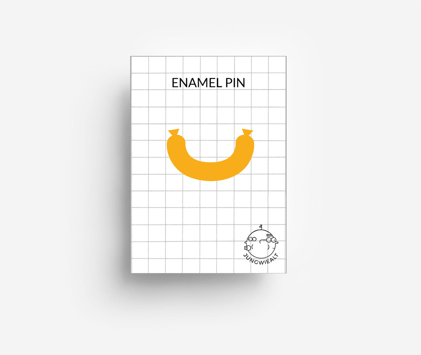 Golden Sausage Enamel Pin jungwiealt