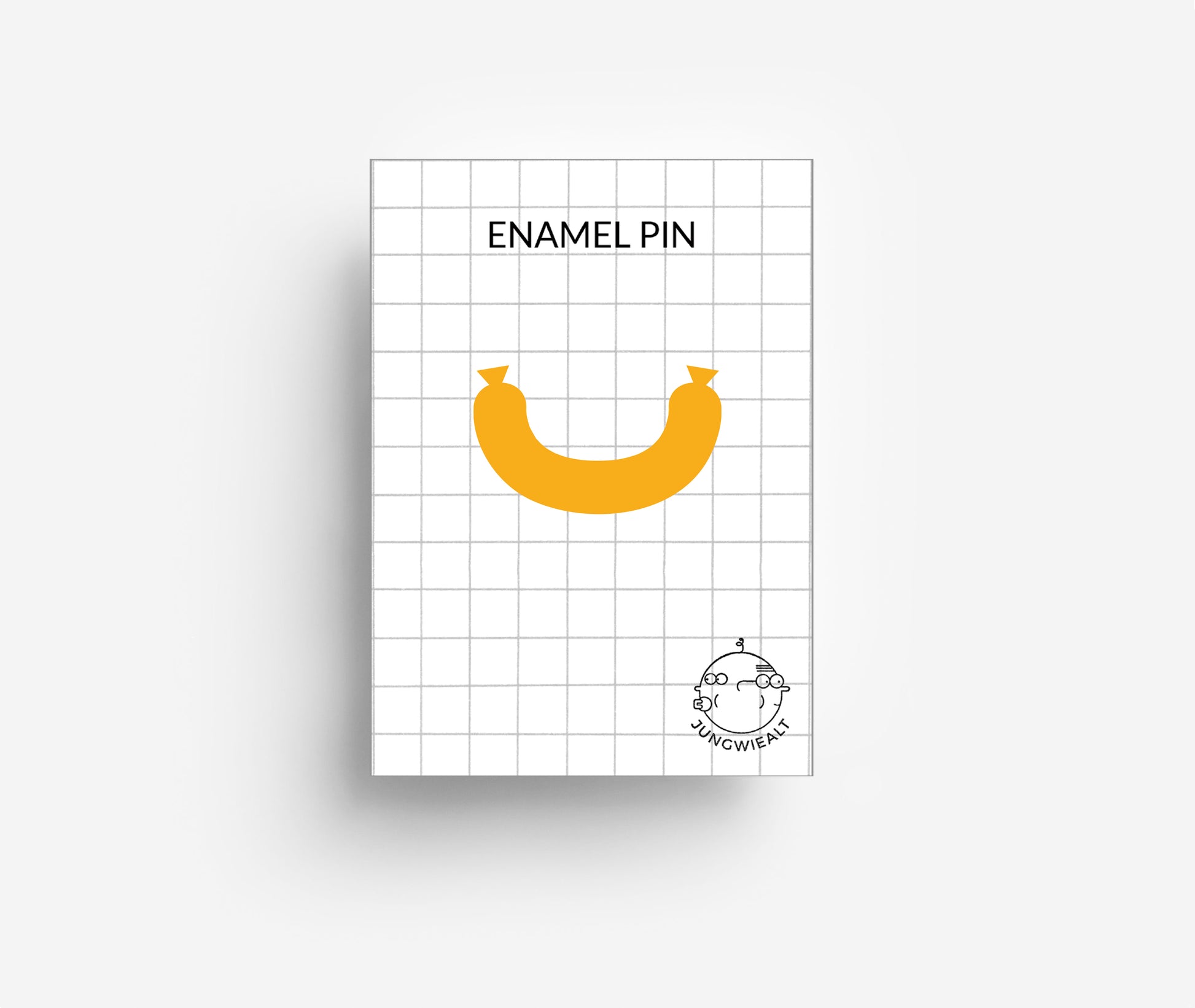 Golden Sausage Enamel Pin jungwiealt