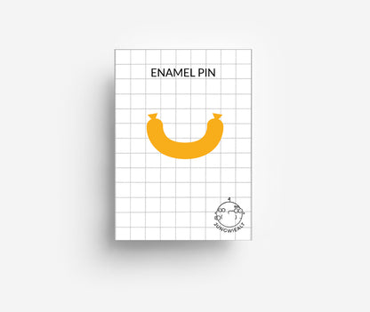 Golden Sausage Enamel Pin jungwiealt