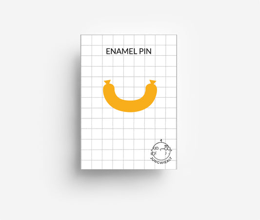 Golden Sausage Enamel Pin jungwiealt