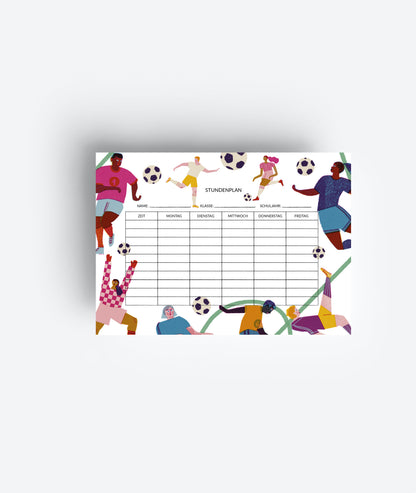 fun and modern Soccer timetable jungwiealt