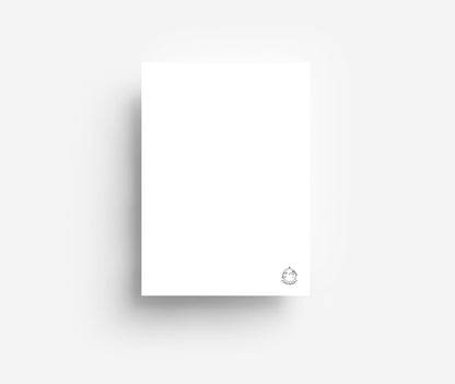 Mond Postkarte DIN A6