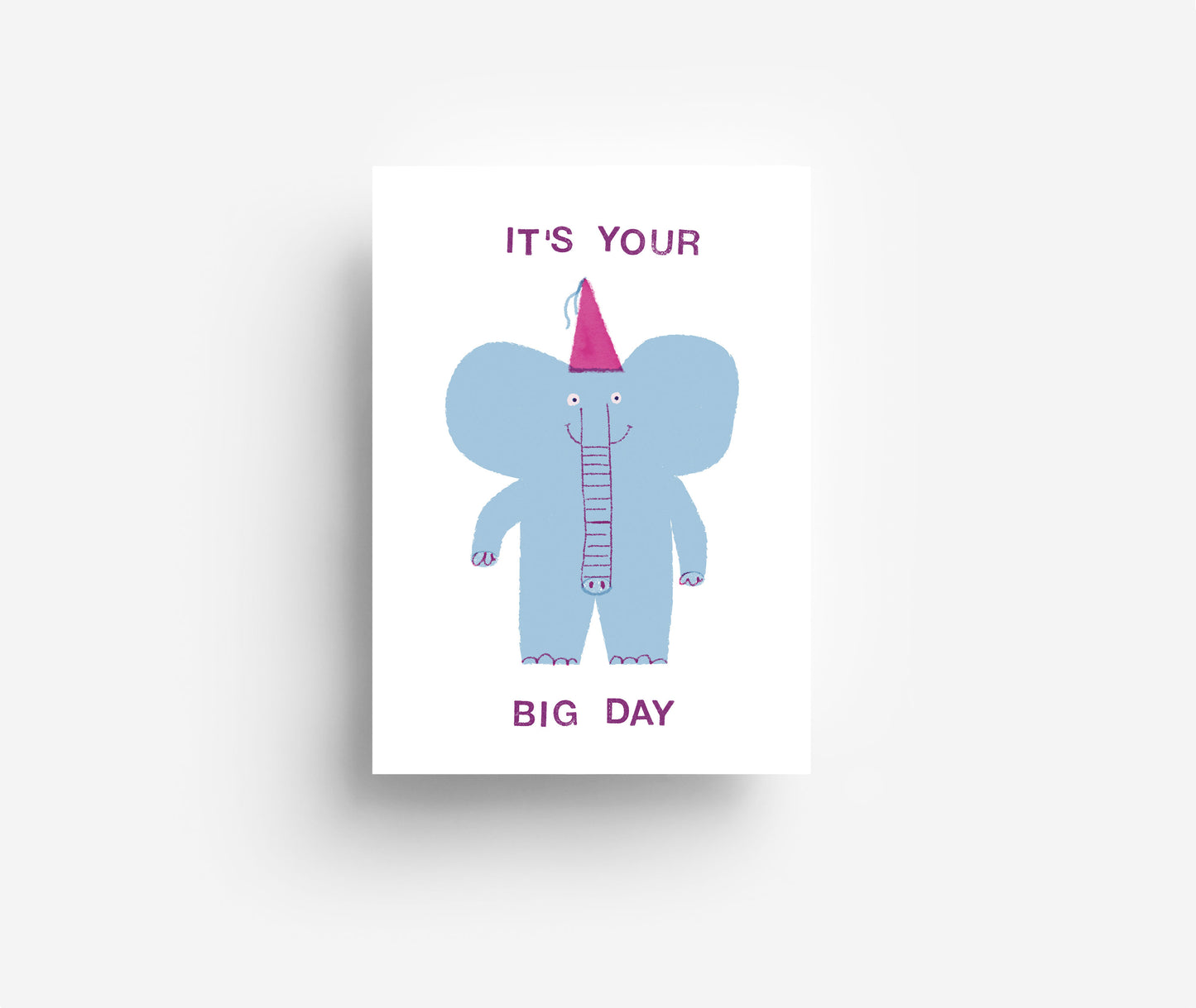 Big Day Postkarte DIN A6
