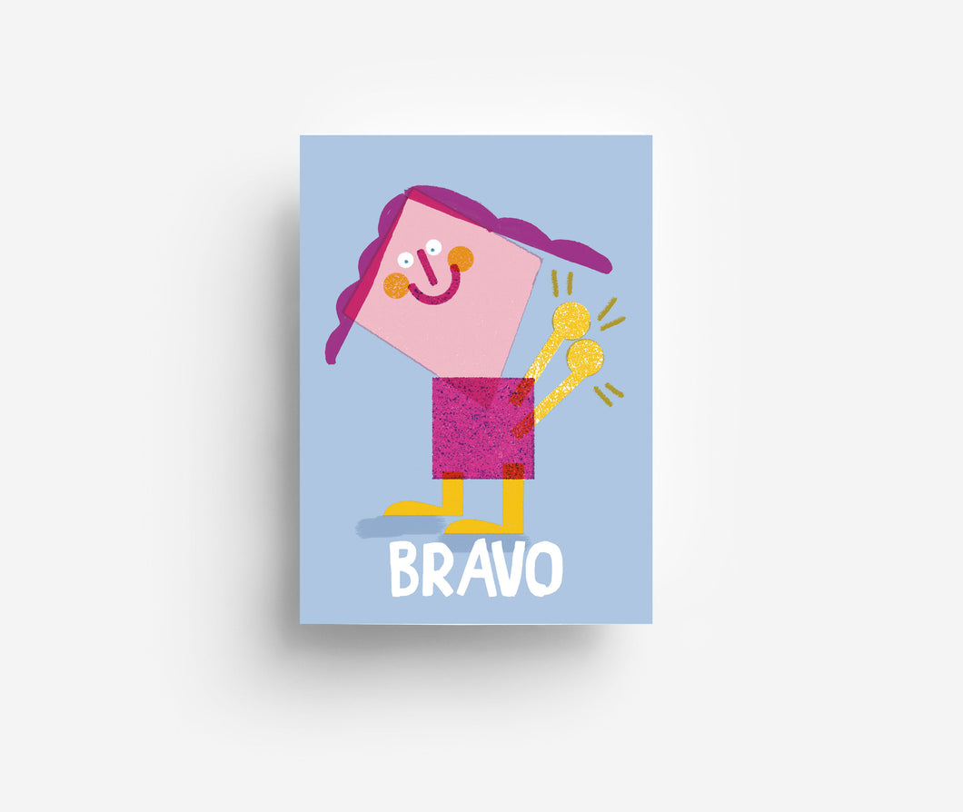 Bravo Postkarte DIN A6
