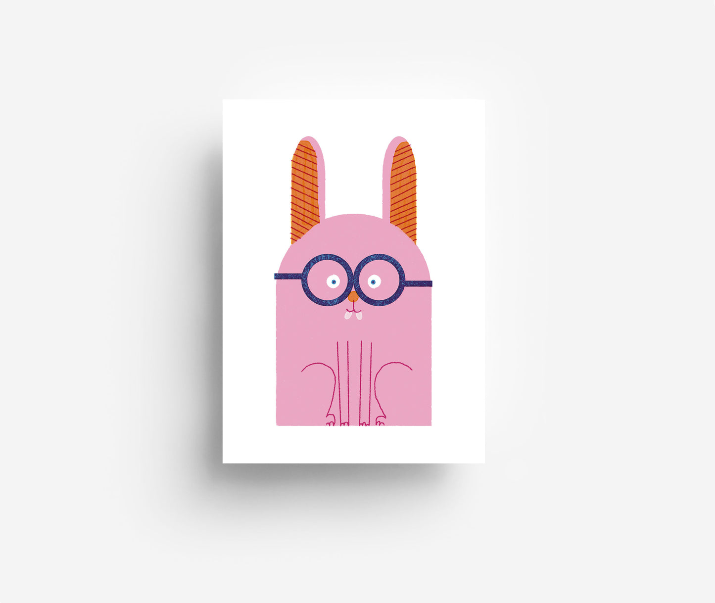 Häschen Postkarte DIN A6
