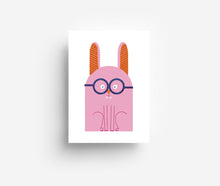 Load image into Gallery viewer, Bunny Postcard DIN A6