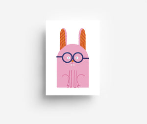 Bunny Postcard DIN A6