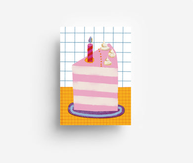 Kuchen Postkarte DIN A6