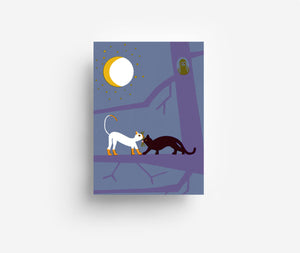 Cats Postcard DIN A6
