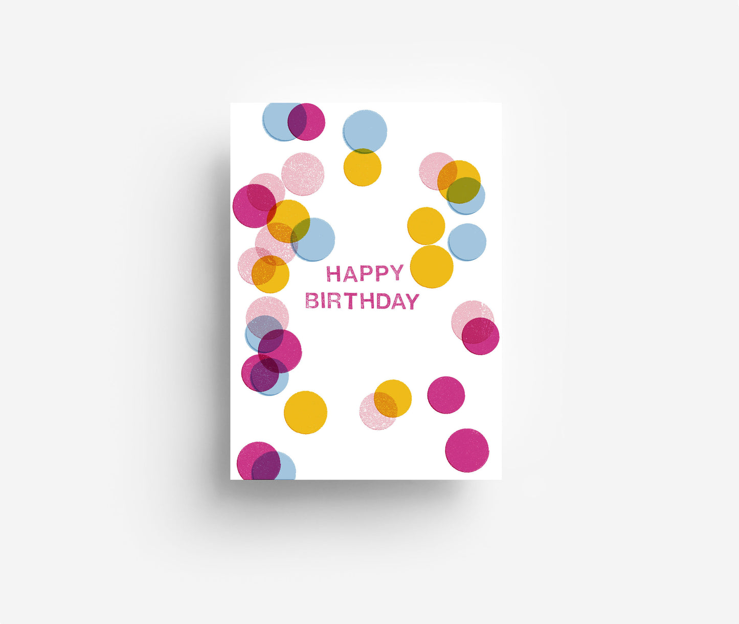 Confetti Postkarte DIN A6