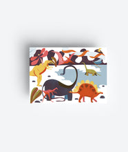 Laden Sie das Bild in den Galerie-Viewer, Dinosaurier Postkarte DIN A6 