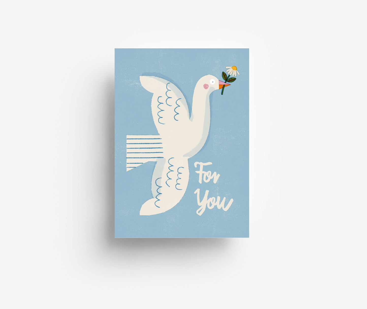 Taube Postkarte DIN A6