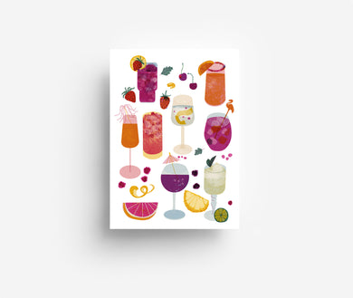 Drinks Postcard DIN A6