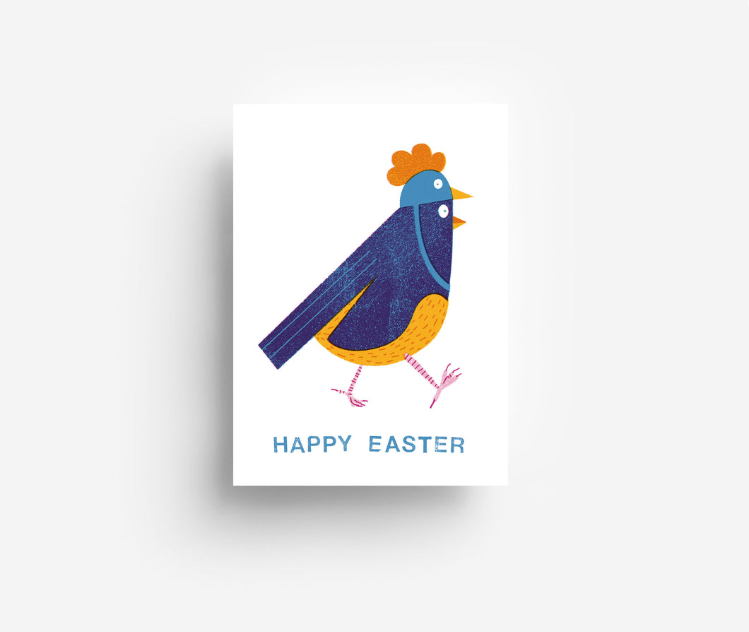 Easter Bird Postcard DIN A6