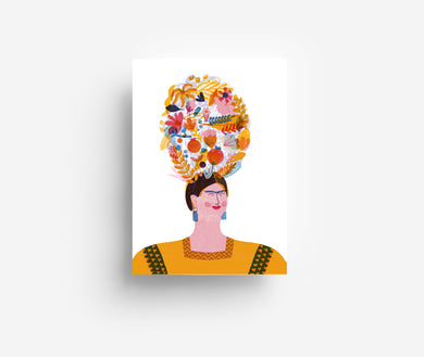 Frida Postcard DIN A6