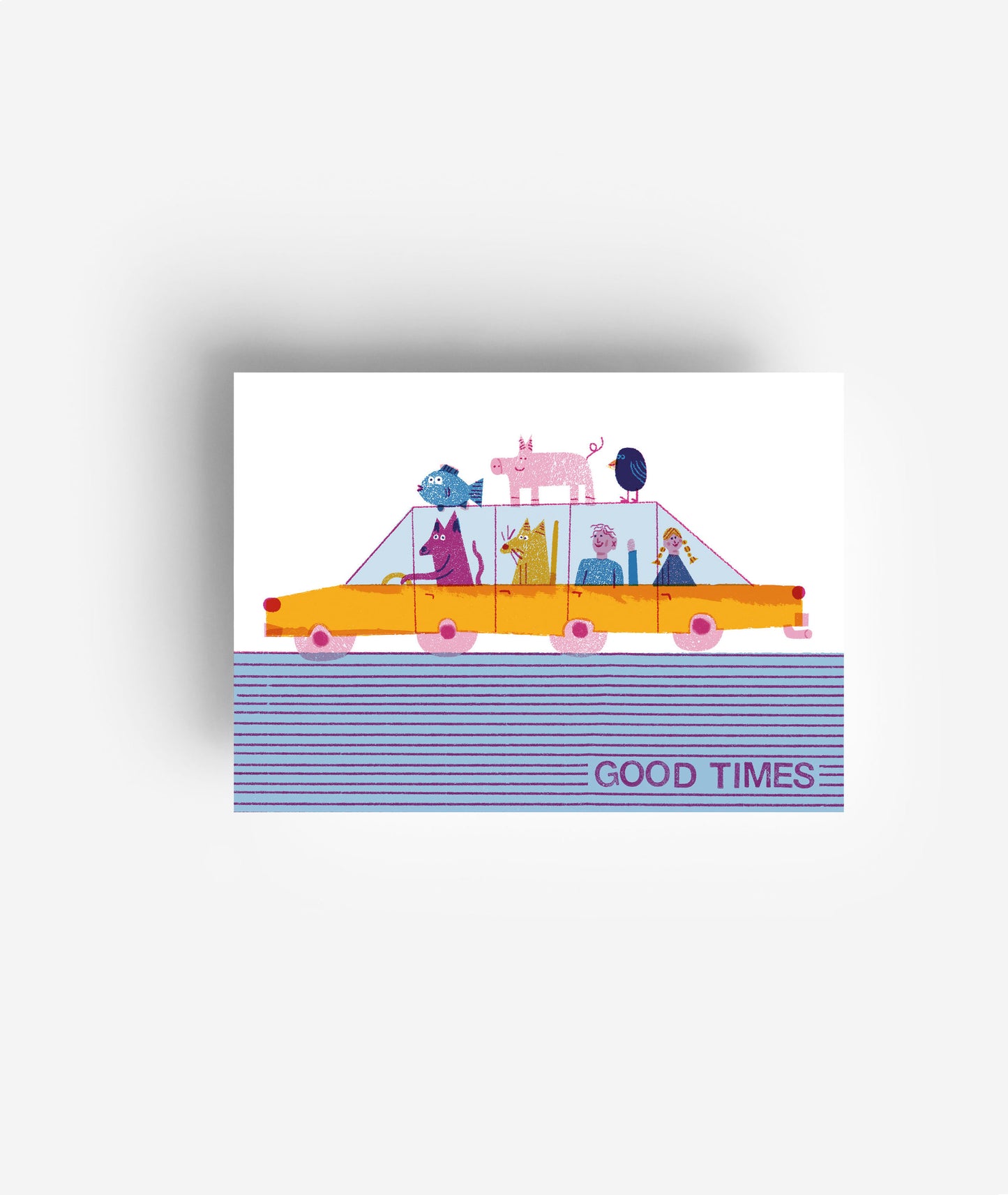 Good Times Postkarte DIN A6