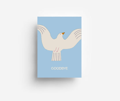 Goodbye Postkarte DIN A6