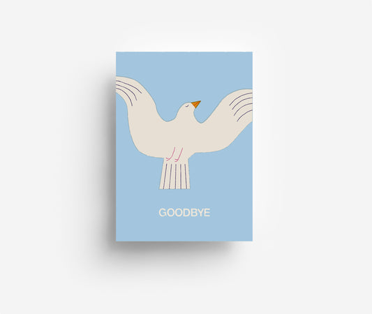 Goodbye Postkarte DIN A6