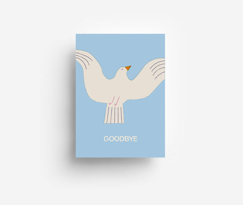 Goodbye Postcard DIN A6