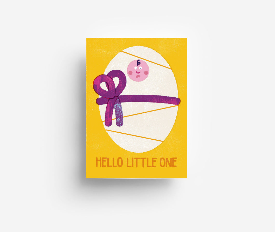 Hello Little Postcard DIN A6