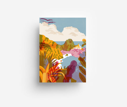 Insel Postkarte DIN A6