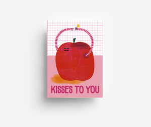 Kisses Postcard DIN A6