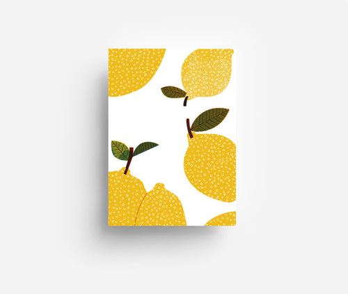 Lemons Postcard DIN A6