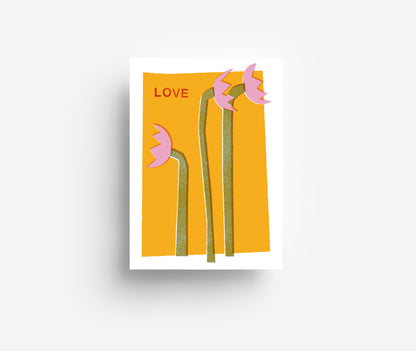 Love Postkarte DIN A6