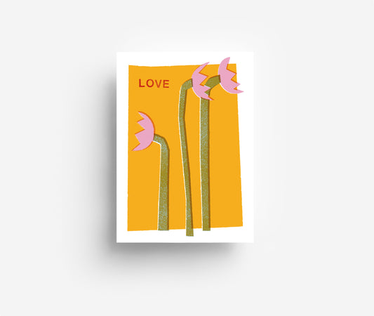 Love Postkarte DIN A6