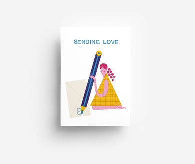 Love Letter Postcard DIN A6